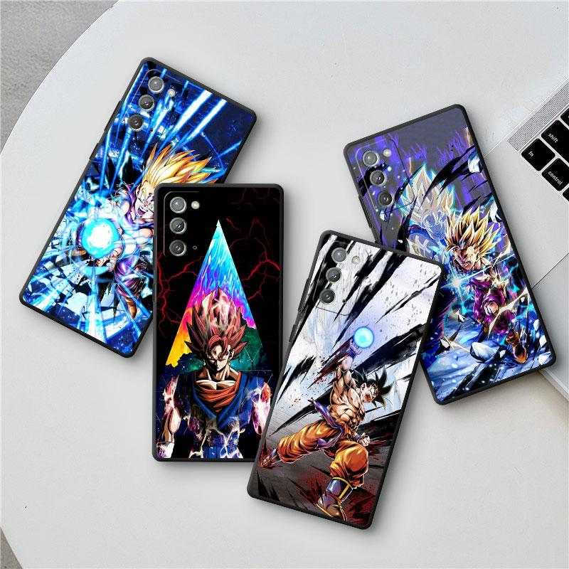 TPU Soft Case for Samsung Galaxy A72 S21 S20 A22 A32 S22 Note 20 Ultra 10 Plus 8 9 Note10 Lite Shockproof Cover Dragon Anime