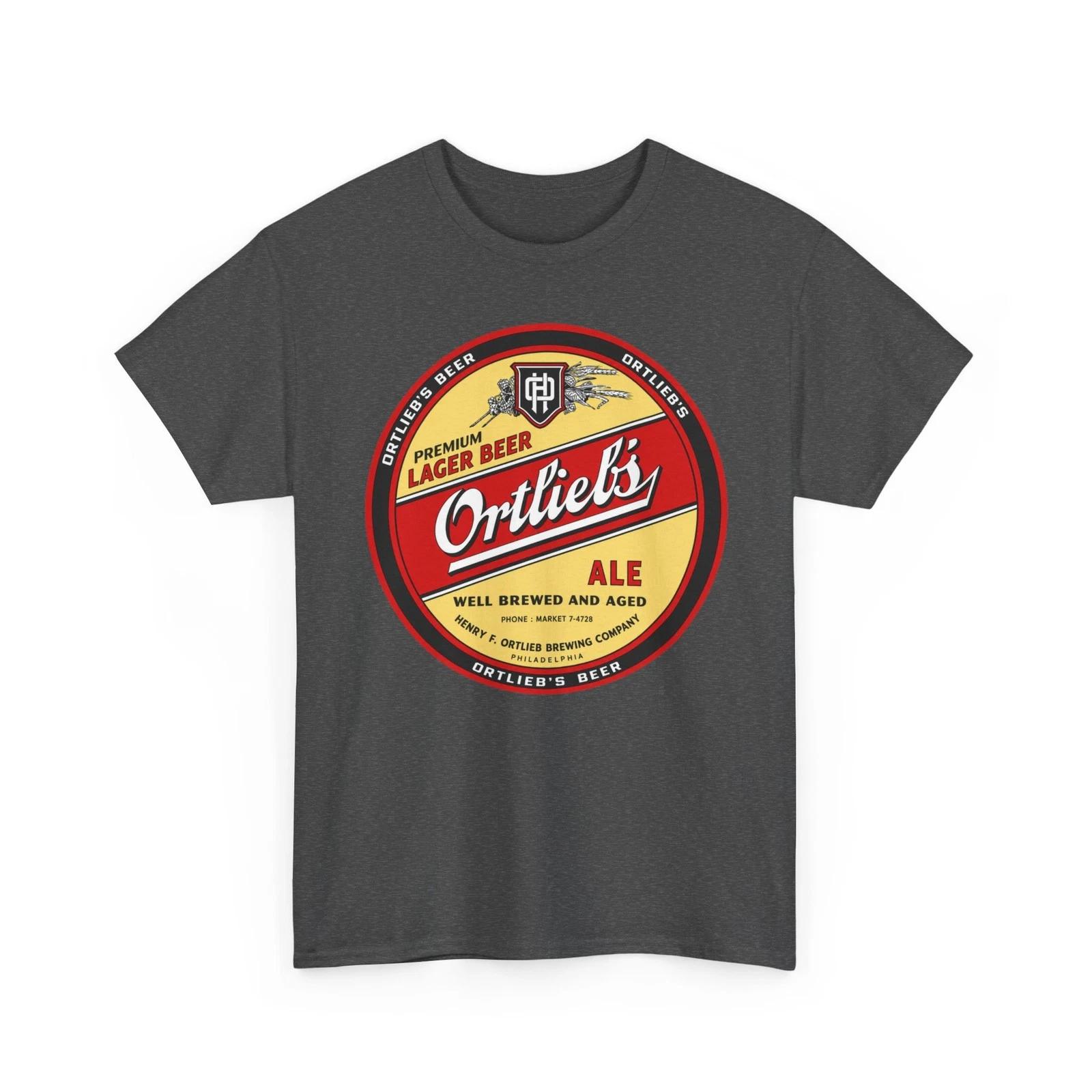 Henry F Ortlieb Brewing Co. Philadelphia Ortlieb s Lager Beer Ale Retro T-Sirt S