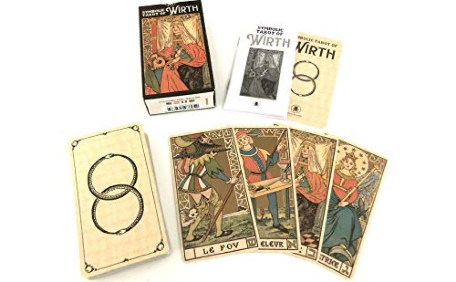 Symbolic Tarot of Marseille 78 Tarot with Japanese Authentic I.I.J. Wirth, Edition, Cards, Reading, Instructions,