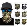 6pcs Camouflage Printing Jungle Adventure Head Wrap Headwear Tube Headband Bandana Face Magic Scarf for Men Women