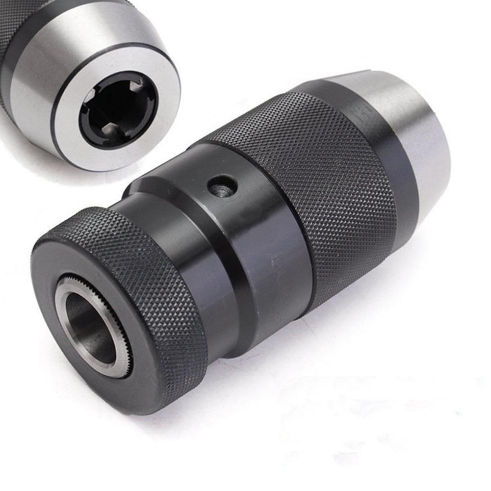For Lathes For Drill Presses Lathe Adapter Keyless Drill Chuck Lathe Drilling 45 Steel High Efficiency Drill Chuck