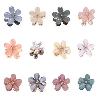 Child Flower Hair Claws Candy Color Shark Clip Teens Girl Sweet Flower-Hair Clip