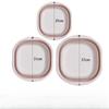 Silicone Foldable Wash Basin with Hook Travel Portable Basin Collapsible Bucket for Home Bathroom Washbowl Hanging Bath Basins