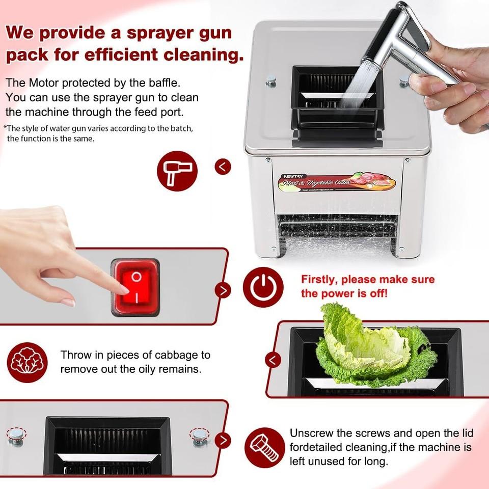 Commercial Stainless Steel Meat Cutter Meat Chopping and Cutting