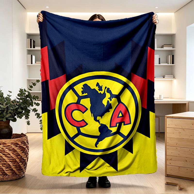 Club America Print Blanket - Soft & Comfortable, for Bedroom, Travel, Sofa, Home Decoration - Birthday Christmas Gift for Friend