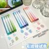 4Pcs Gradual Change Color Highlighter High Value Color Handbook Pen Student Marker Pen Office Supplies