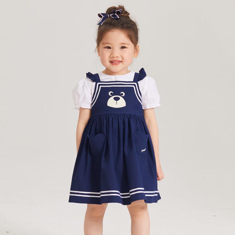 PawinPaw Baby Girl Bear Print Sundress 100