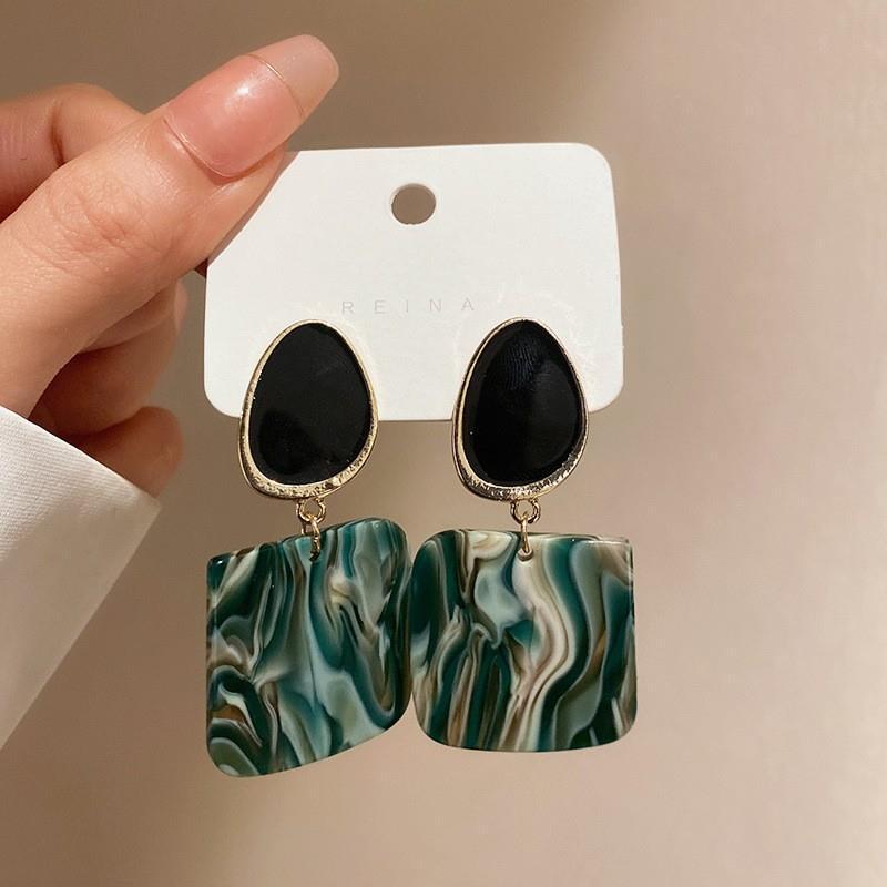 Silver Needle Mori-Style Statement Stud Earrings - High-End European & American Fashion for Women