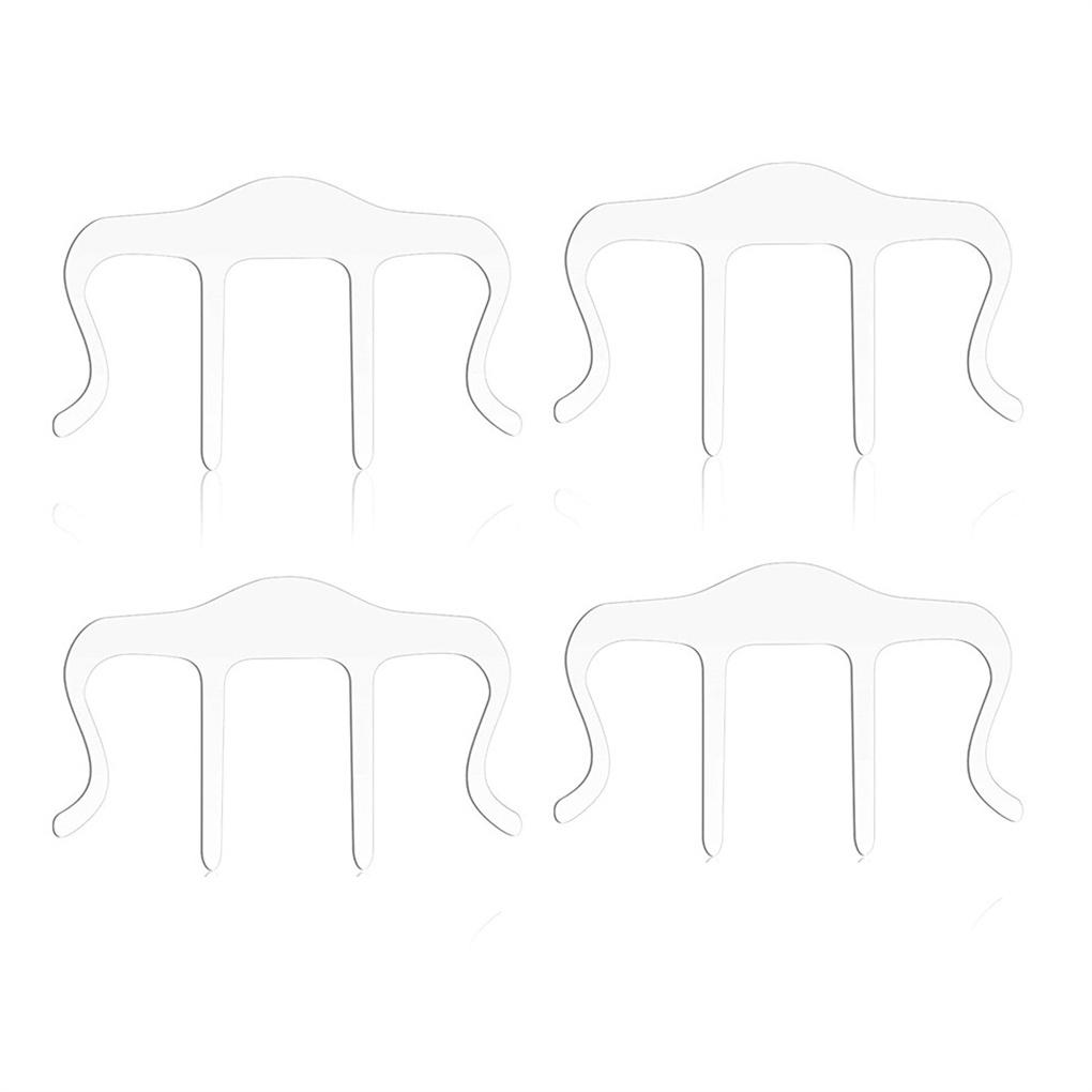 

4 Pieces Acrylic Music Stand Clip Wear-resistant Large Paper Clips Universal Speech Draft Page Holder Gifts for Musicians