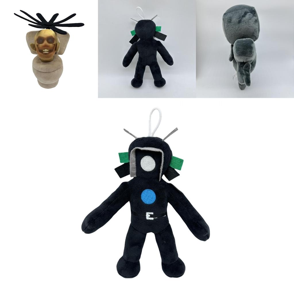 Skibidi Toilet Man Plüschtier Niedliches und Weiches Spielzeug für Kinder Tierdesign 28cm Höhe