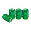 4Pcs Volkswagen Car Valve Stem Cover Metal Dustproof Cap For VW Atlas Jetta Touareg Variant Golf Polo GTI Taos Nivus Passat CC