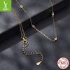 Simple Moissanite Collarbone Chain Simple Classic High-End S925 Sterling Silver Necklace Collarbone Chain