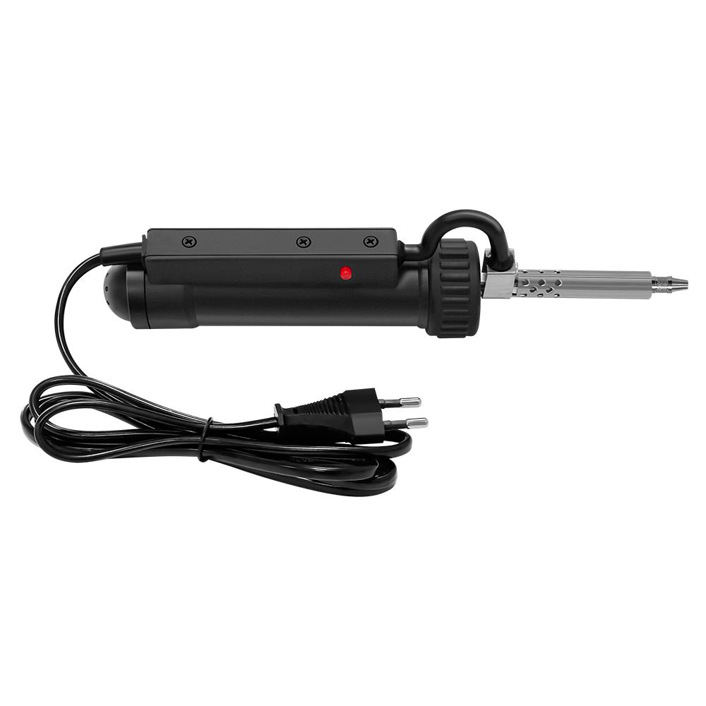 Electric Vacuum Solder Sucker Plastic Stainless Steel Removal Solder Iron Pen with EU Plug for Circuit Board Assembly for Chip