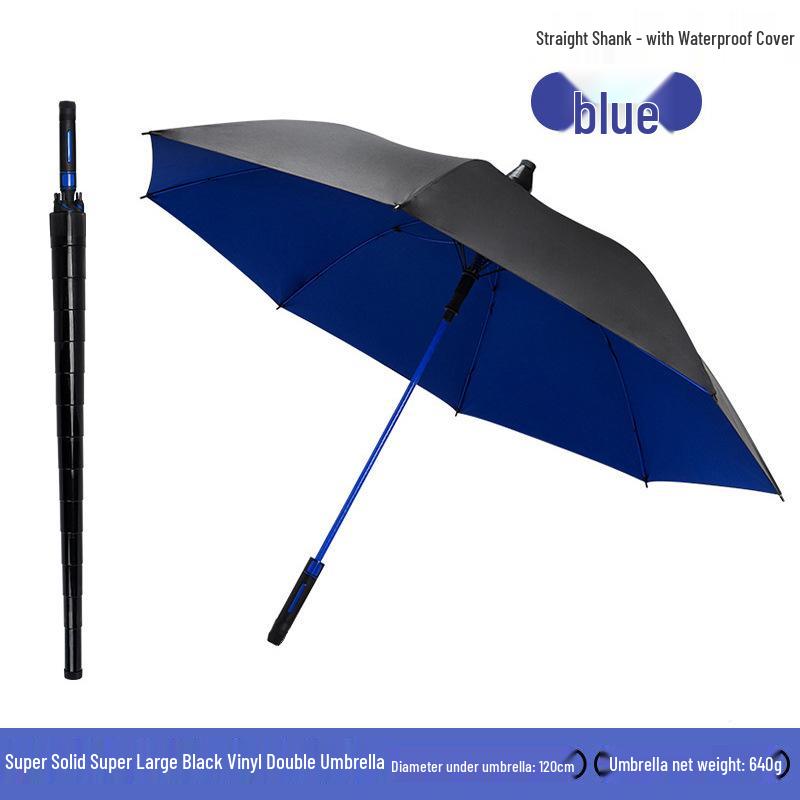 Premium Extra Large Golf Umbrella with Long Handle and Waterproof Double-Layer Design