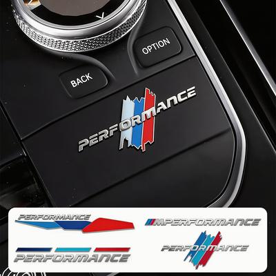 3 Pezzi M Performance Auto 3D Metallo Adesivo Interno Decalcomania Accessori Per BMW G80 G06 G07 G42 G14 G15 G16 F82 F20 F21 F83 M2 M3 M4 pd2