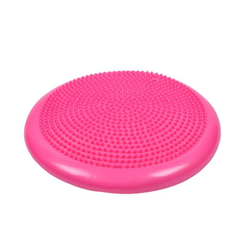 PVC Inflatable Yoga Balance Ball Mat Training Mat Cushion Stability Sports Point Massage Mat Ball Elastic Massage Ball Fitness