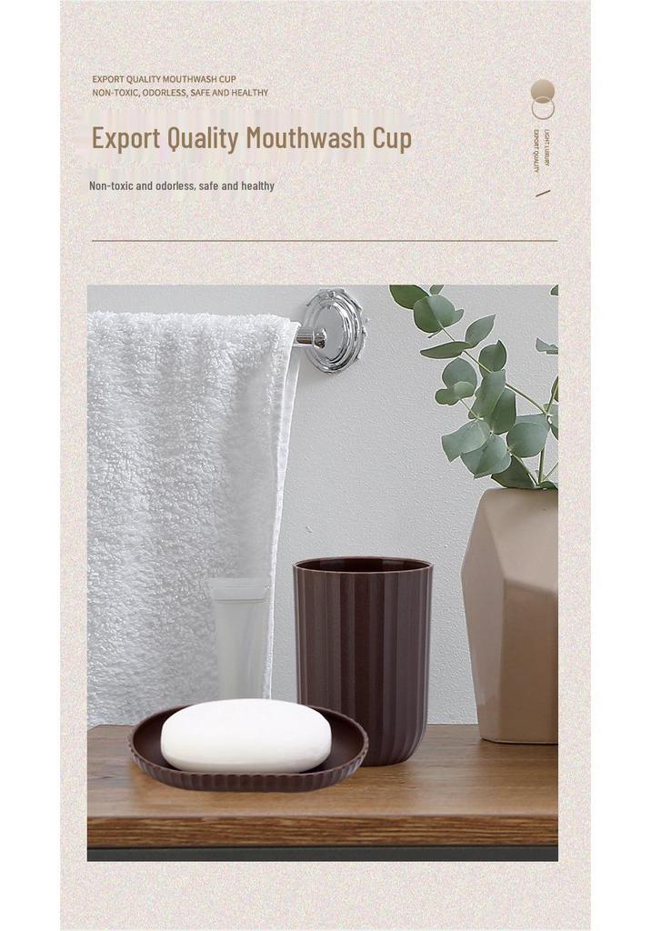 Luxury Bathroom Set: Countertop Basin, Large Shower Head, Lotion Bottle, and Tray - Eight-Piece Hotel Collection