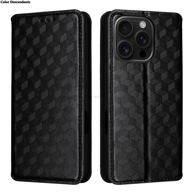 For ZTE Nubia Z80 Ultra Case stereoscopic lines flip wallet skin PU case purse For ZTE Nubia Z80 Ultra 3D Magnetic Cover Coque