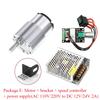 JGB37-520 DC 12V 24V Untersetzungsgetriebemotor Hohes Drehmoment Hohe Leistung 15kg 7RPM-960RPM 520 Getriebemotor Umgekehrter Motor