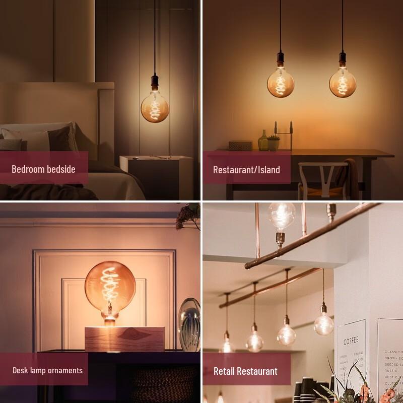 Philips Smart LED Dimmable Retro A60 Bulb