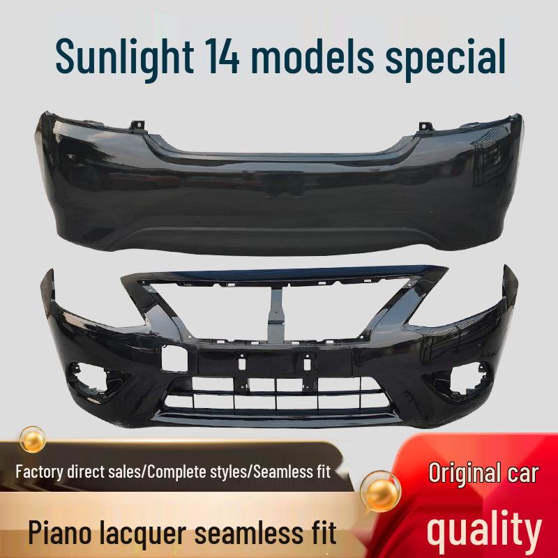 Nissan Sunny Front & Rear Bumpers: Fits 2011-13 & 2014-16 Models