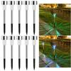 10pcs Solar Garden Light Outdoor Solar Powered Lamp Waterproof Landscape Lantern Lighting for Pathway Yard Lawn Garden Decorati