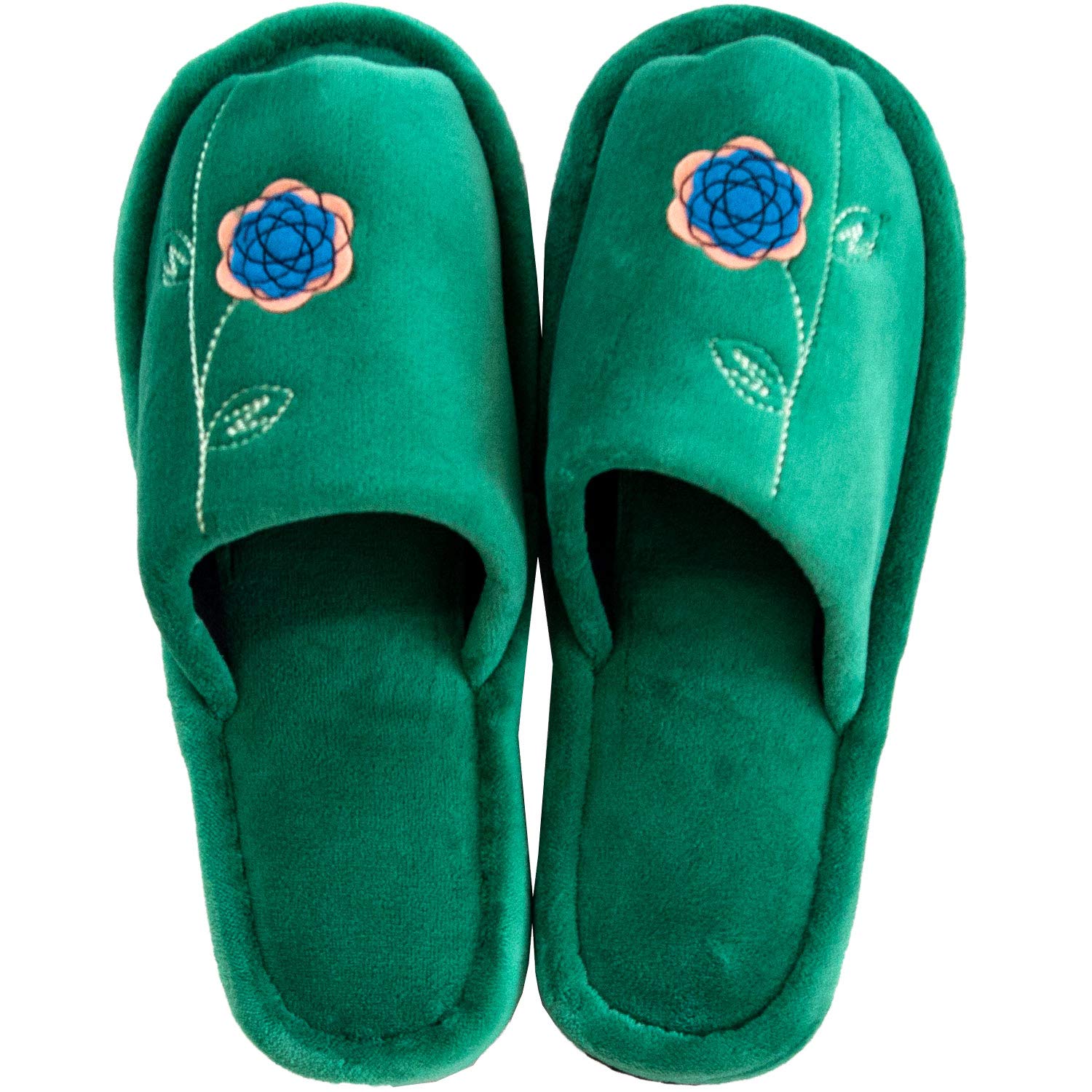 

OKA Washable Slippers Green Foot Size Up to 24cm Etoftowa Scandinavian Approx.