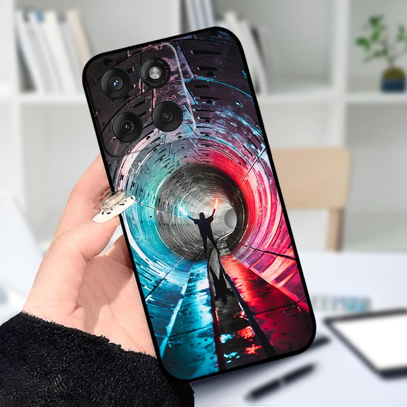 Dla Motorola Edge 60 Fusion Miękkie Etui XT2503-4 Uroczy Kreskówkowy Silikonowy Pokrowiec TPU na Telefon Dla Moto Edge 60Fusion 5G Ochronne Fundas