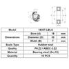 Groove Cycling 18x30x7 Bottom Bearing MR18307 Ball Bearing 18307-2RS 18307-LBLU Bicycle Bearing