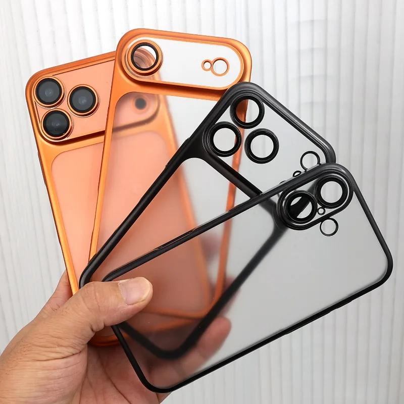 For IPhone 17 Pro Max Case Integrated Lens Protector Matte Skin Friendly Shockproof Ultra Slim Cover IPh 17 Air Anti Drop Bumper