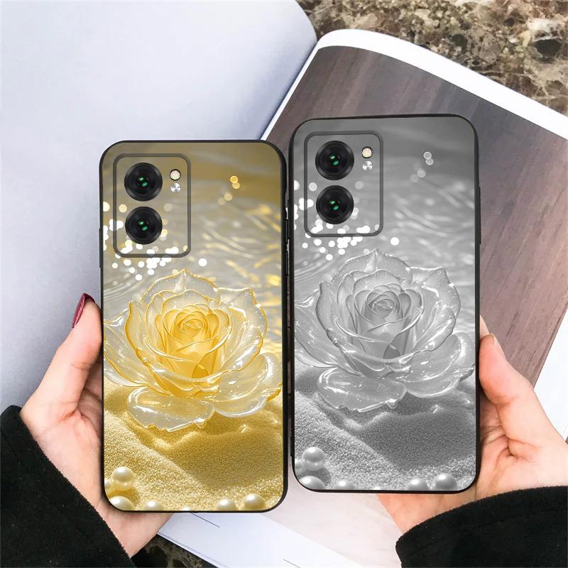 Farbverlauf Kristall Rose Für Oppo Realme 11 12 12X 14 Pro Plus 8 C55 C63 65 67 75 51 53 GT 2 7 Neo 3 5 SE 7 50 TPU weiche Handyhülle