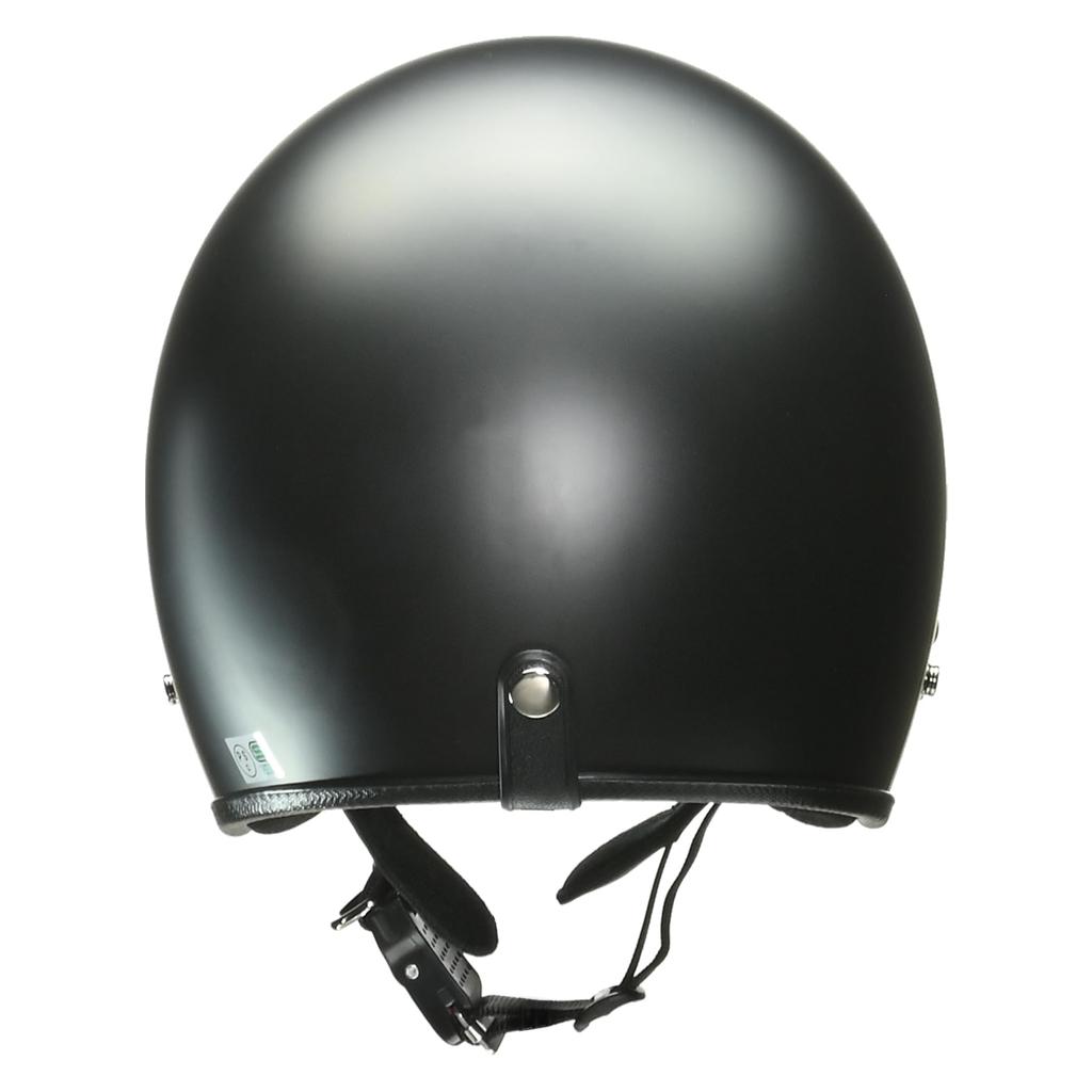 Jet GRENVER Motorcycle Half Matte Free Size [Lead Industries] Helmet, Black, -