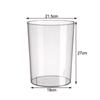 For Home Use Transparent Trash Bin Compact Trash Can For Small Spaces Waste Bin Home Storage Basket Plastic Construction