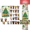 Adventskalender für Hundeliebhaber mit Acryl-Weihnachtsbaumschmuck zum Verschenken in der Weihnachtszeit