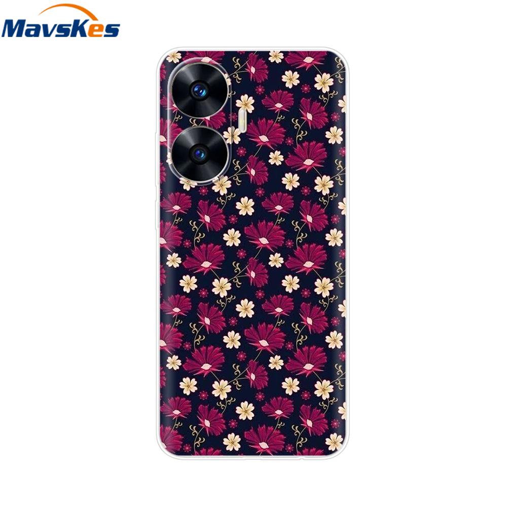 For Realme C55 4G Case C 55 Transparent TPU Soft Silicone Cover For OPPO Realme C55 RealmeC55 6.72 Inch Back Cases Phone Bumper