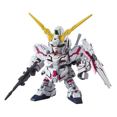 SD Gundam EX Standard Mobile Suit Gundam UC Unicorn Gundam Plastikmodell (Zerstörungsmodus) Farbcodiert