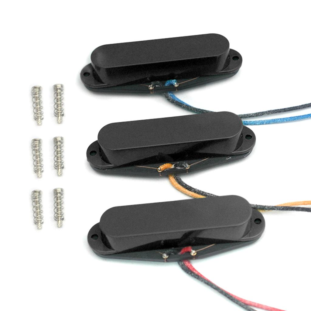 Electric Guitar Single Coil Pickup Guitar Accessories Neck/Middle/Bridge Flat Poles Alnico 5 Magnet Single Coil Pickup