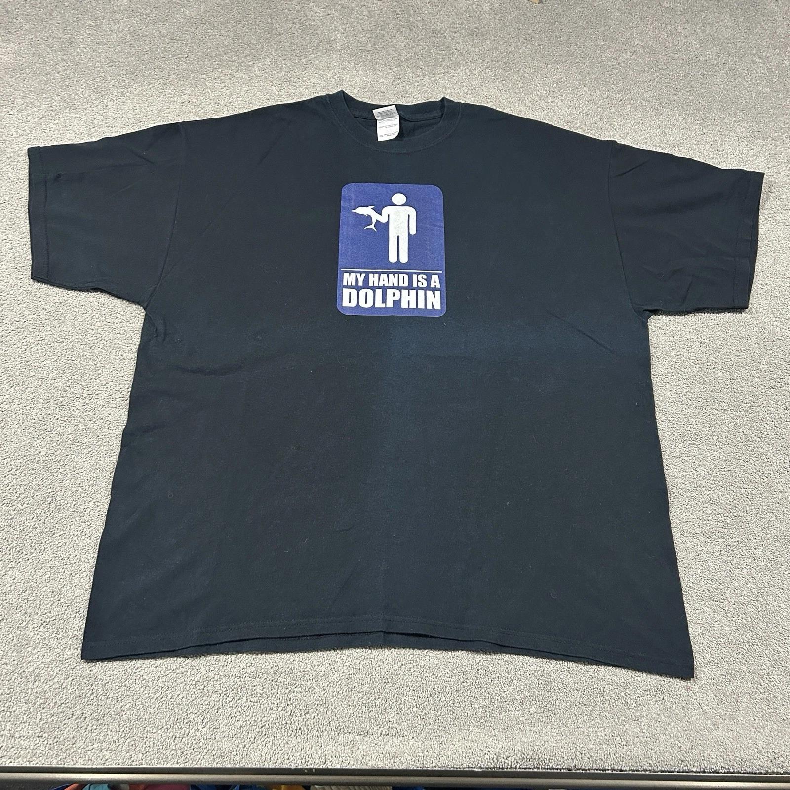 

My Hand Is A Dolphin T Shirt Mens XXL Rebecca Black Friday Funny Promo Tee L