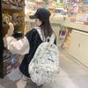 Spring new student backpack female college style schoolbag fresh and cute graffiti primary and secondary school schoolbag