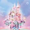 Non-Toxic Sembo 822Pcs Flower Castle Assemblage Building Blocks Architecture Models Home Decorations Ornaments Gifts For Children Kids Toys
