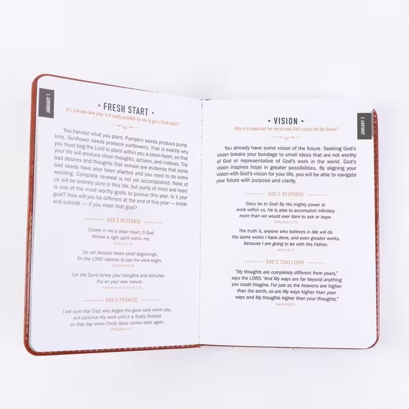 Un Minuto con Dio per gli Uomini: Libro di Devozioni Quotidiane 365 Lettura Biblica Quotidiana e Planner di Preghiera Con 365 Spunti Regalo Cristiano