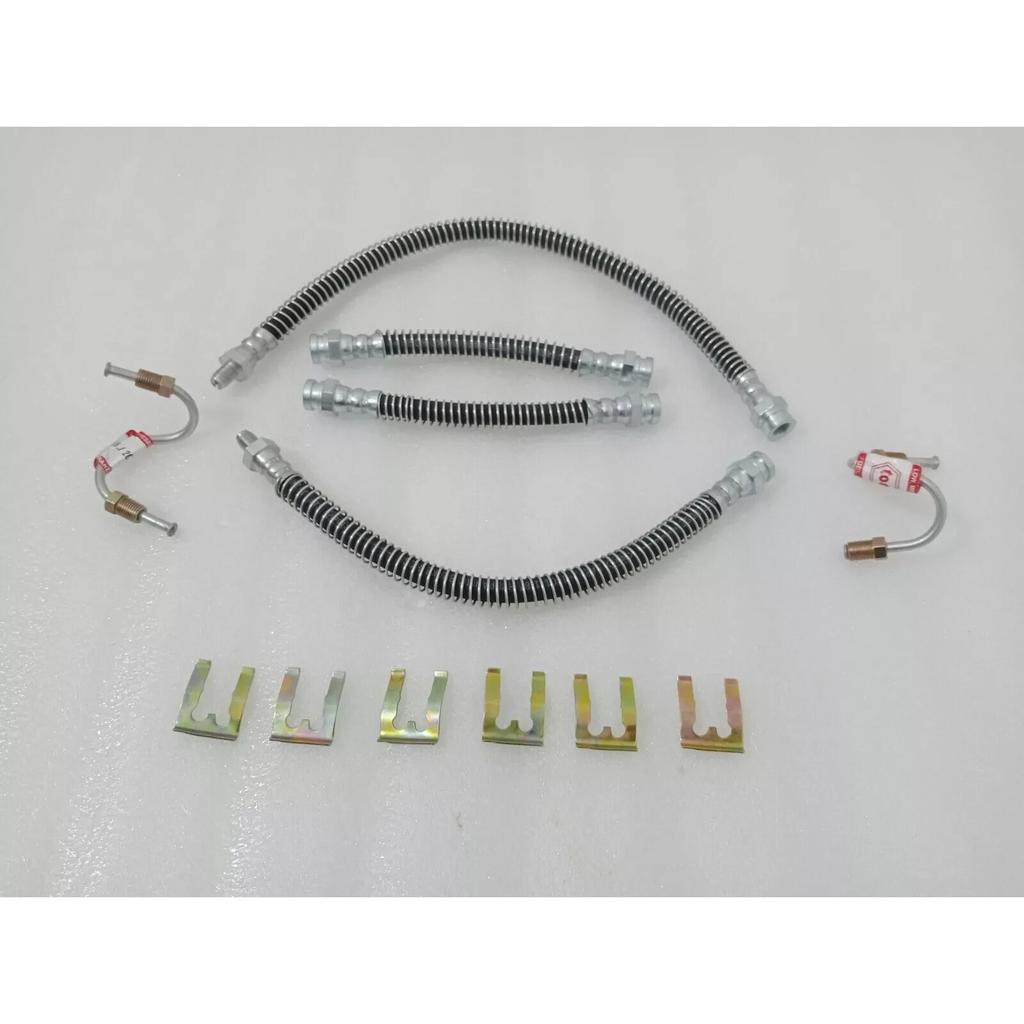 Willys Jeep MB GPW CJ2A CJ3A CJ3B M38 M38A1 Brake Hose Kit Big |Fit For3