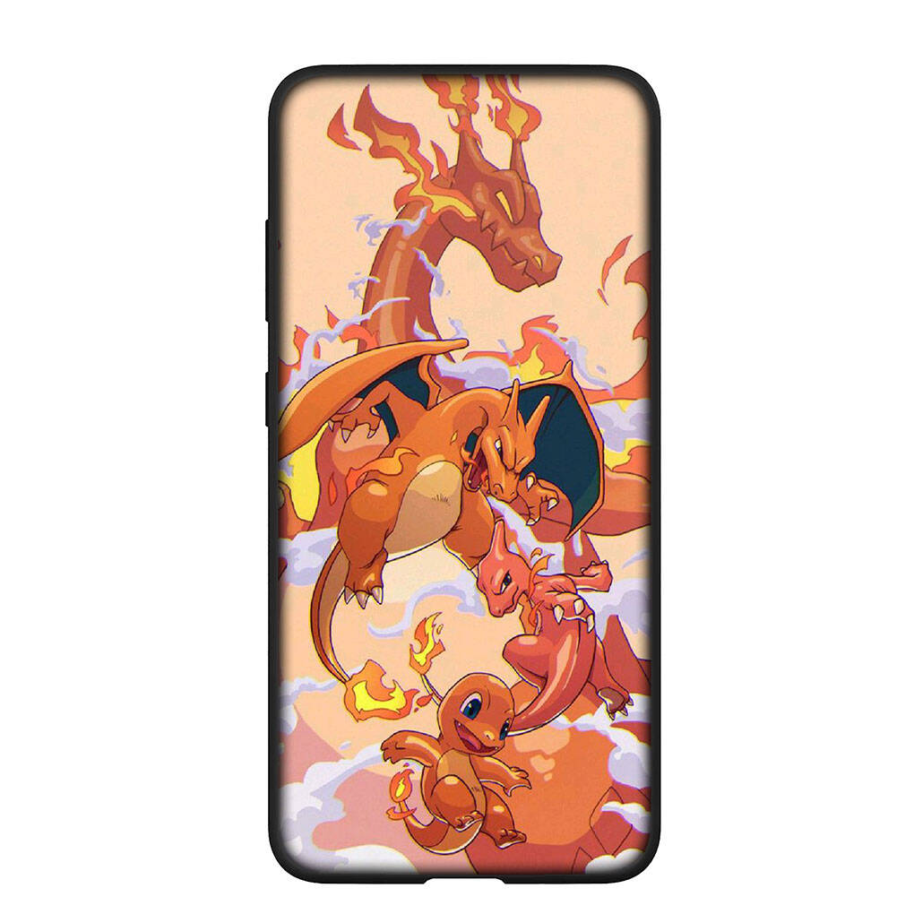 Phone Case for iPhone 17 16 15 Plus Xiaomi Poco F8 F7 X7 X6 M8 C85 C75 C71 Redmi Note 14 12 11 13 Pro Max A4 14C 13C 15C Charmander Pokemon GO Pikachu