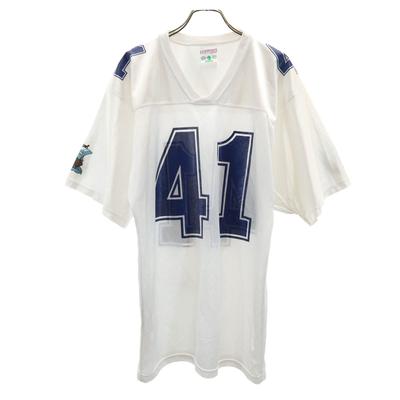 TEAMCO 90s Old Short Sleeve American Football V-Neck Wear M SPORTSWEAR Men's Used