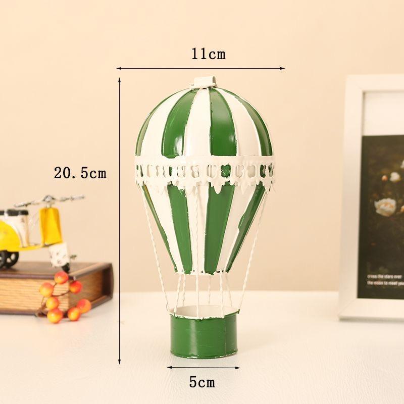 European Wrought Iron Hot Air Balloon Model Items Hotel kindergarten Wall Hanging Ornaments Crafts Home Furnishing Decoration