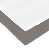 Ottoman Bed with Mattress Taupe 100x200 Cm Fabric