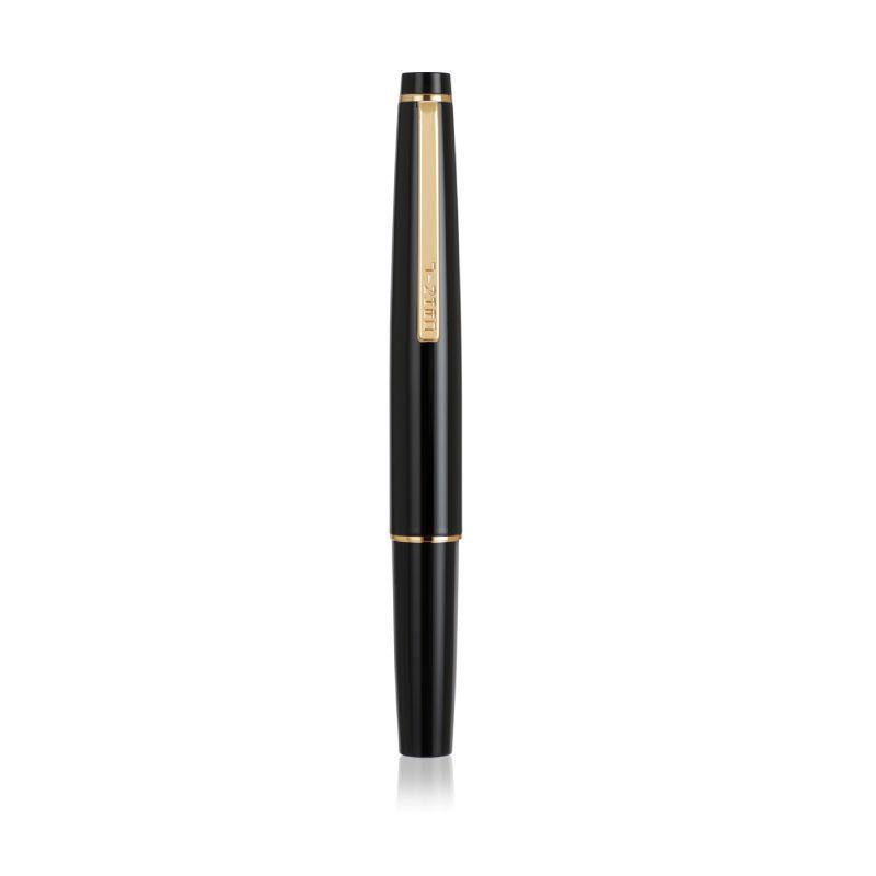 Jinhao 59MINI Pocket Gold Fountain Pen with Ink Cartridge - Folding Signature Pen Gift
