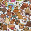 50Pcs Anime Sailor Capybara Stickers Kawaii  DIY Luggage Water Bottle Phone Case Waterproof Cartoon Sticker for Kids Toys