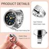 "Stainless Steel Ring Watch for Women Analog Waterproof Quartz Fashion Accessory Free Size"