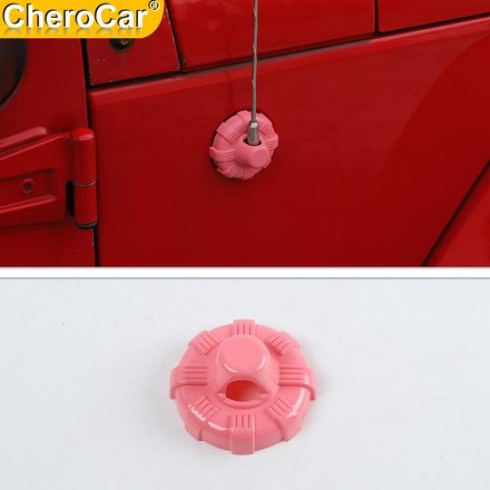 

Radio Antenna Base Moulding Cover Trim Exterior For Jeep Wrangler JK JT 07-